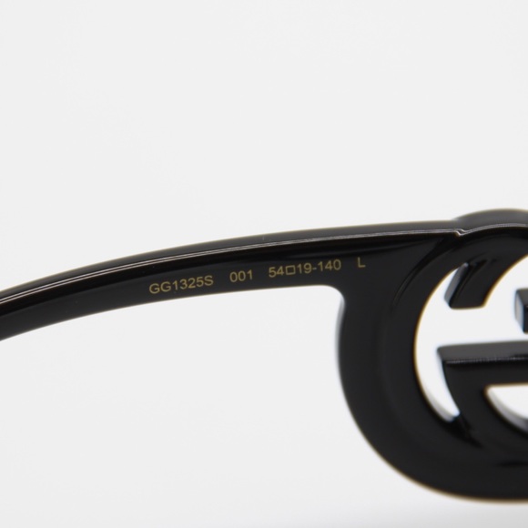NEW GUCCI GG1325S 001 BLACK NEW COLLECTION SUNGLASSES GUCCI GG 1325S 001 - Picture 11 of 14